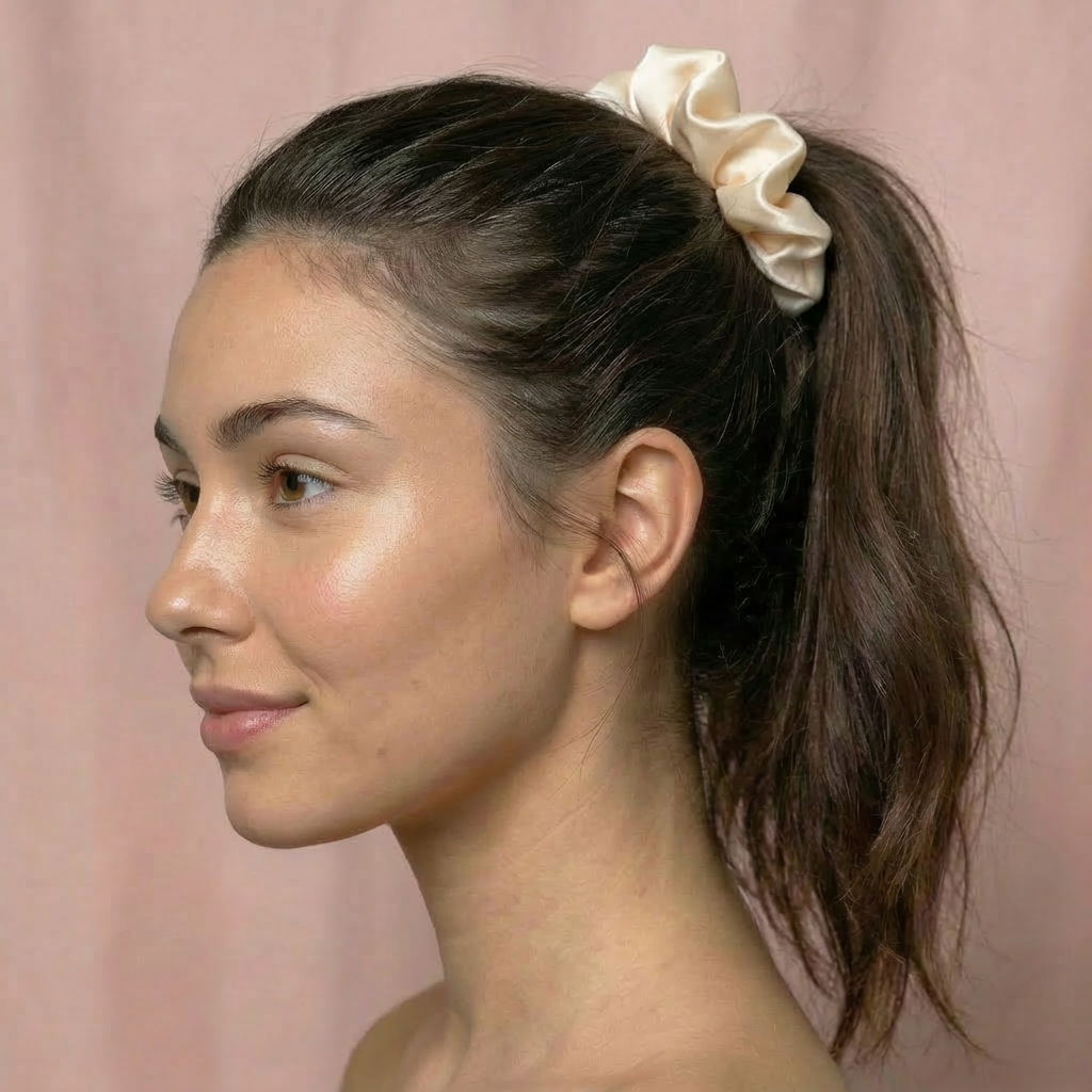 Mulberry Silk Scrunchie