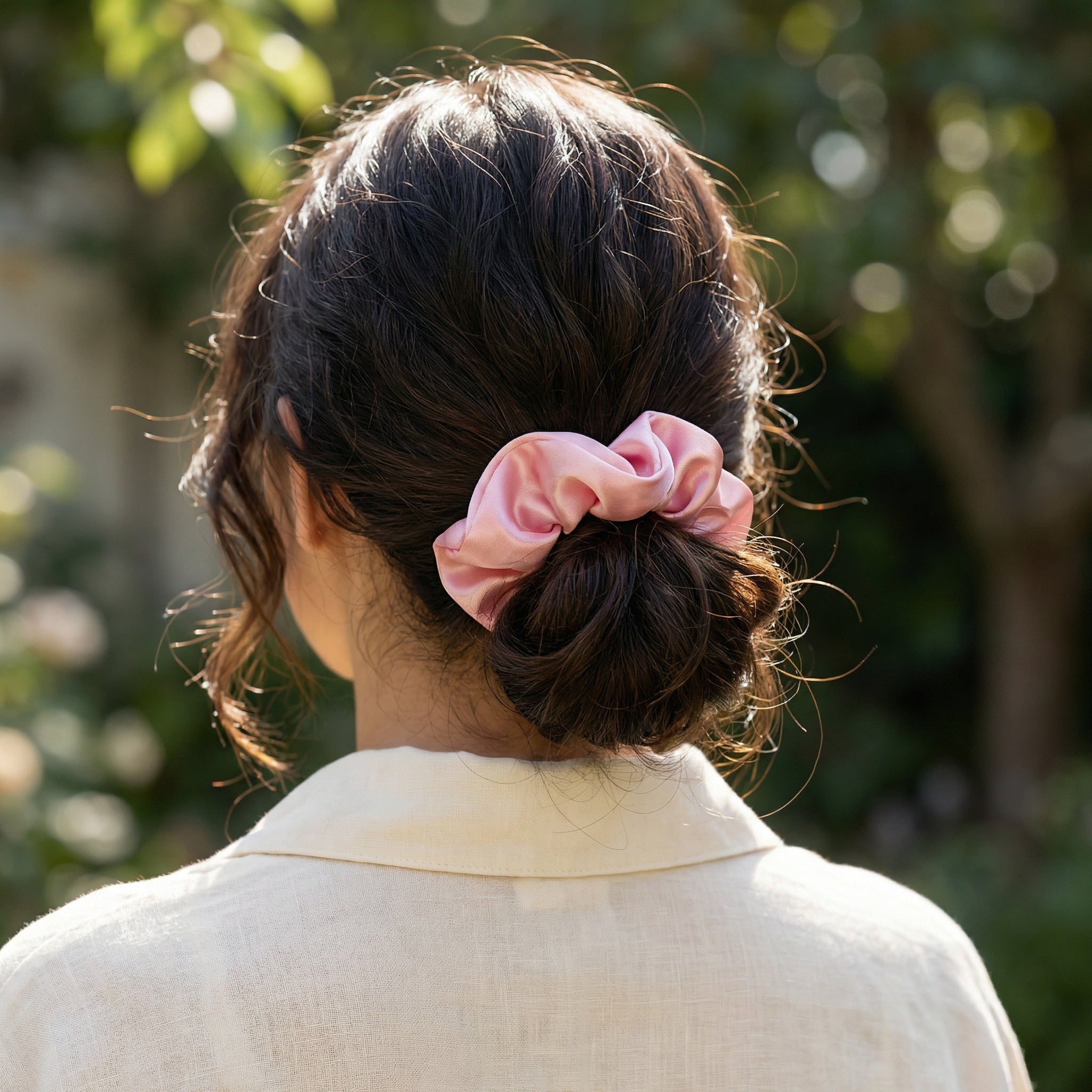 Mulberry Silk Scrunchie